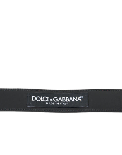 Dolce & Gabbana Red Leather Silver Metal Buckle Belt Men - 95 cm / 38 Inches