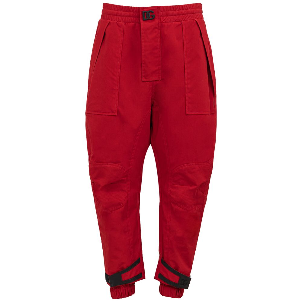 Dolce & Gabbana Red Polyamide Jeans & Pant - IT48 | M