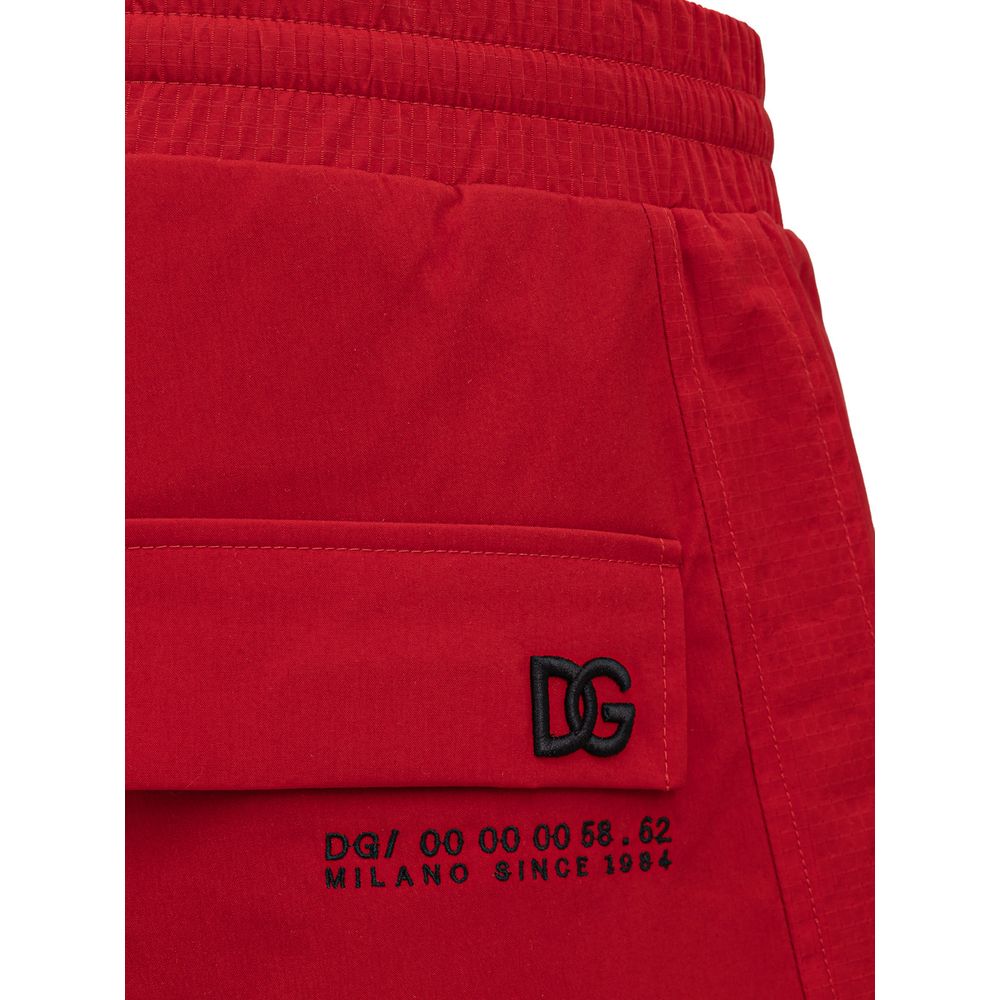 Dolce & Gabbana Red Polyamide Jeans & Pant - IT48 | M