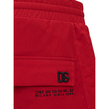 Dolce & Gabbana Red Polyamide Jeans & Pant - IT48 | M