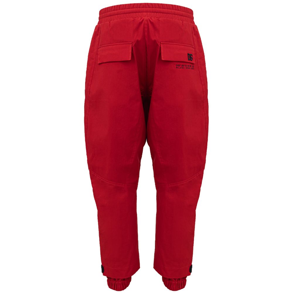 Dolce & Gabbana Red Polyamide Jeans & Pant - IT48 | M