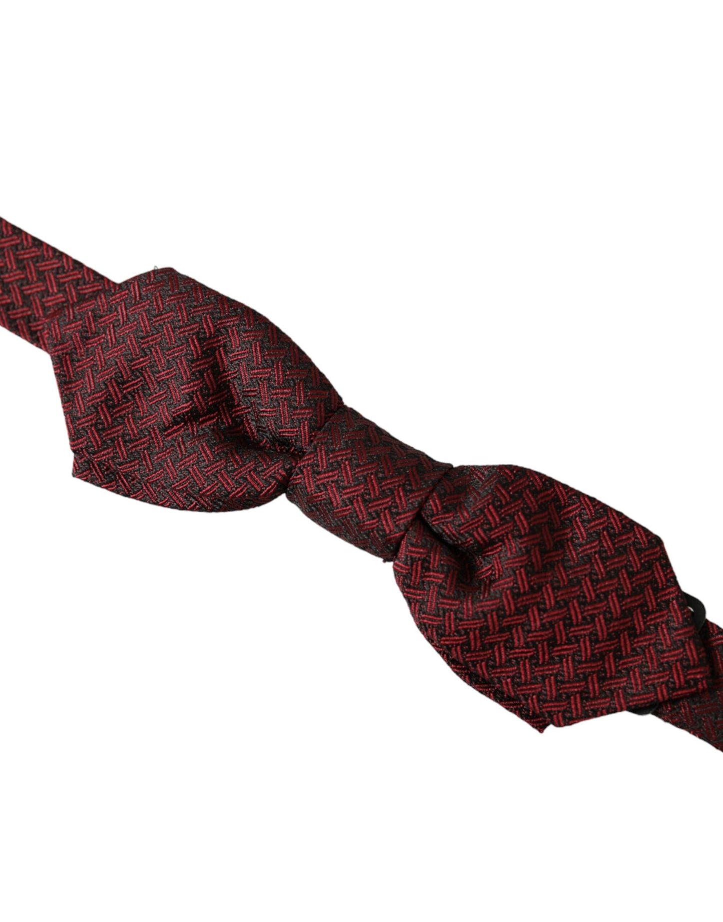 Dolce & Gabbana Red Silk Fantasy Adjustable Neck Men Bow Tie