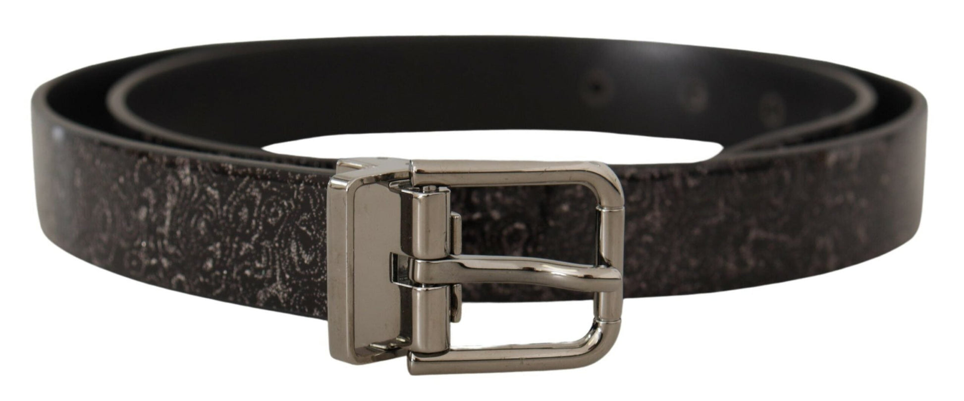 Dolce & Gabbana Sleek Grosgrain Leather Belt with Metal Buckle - 90 cm / 36 Inches