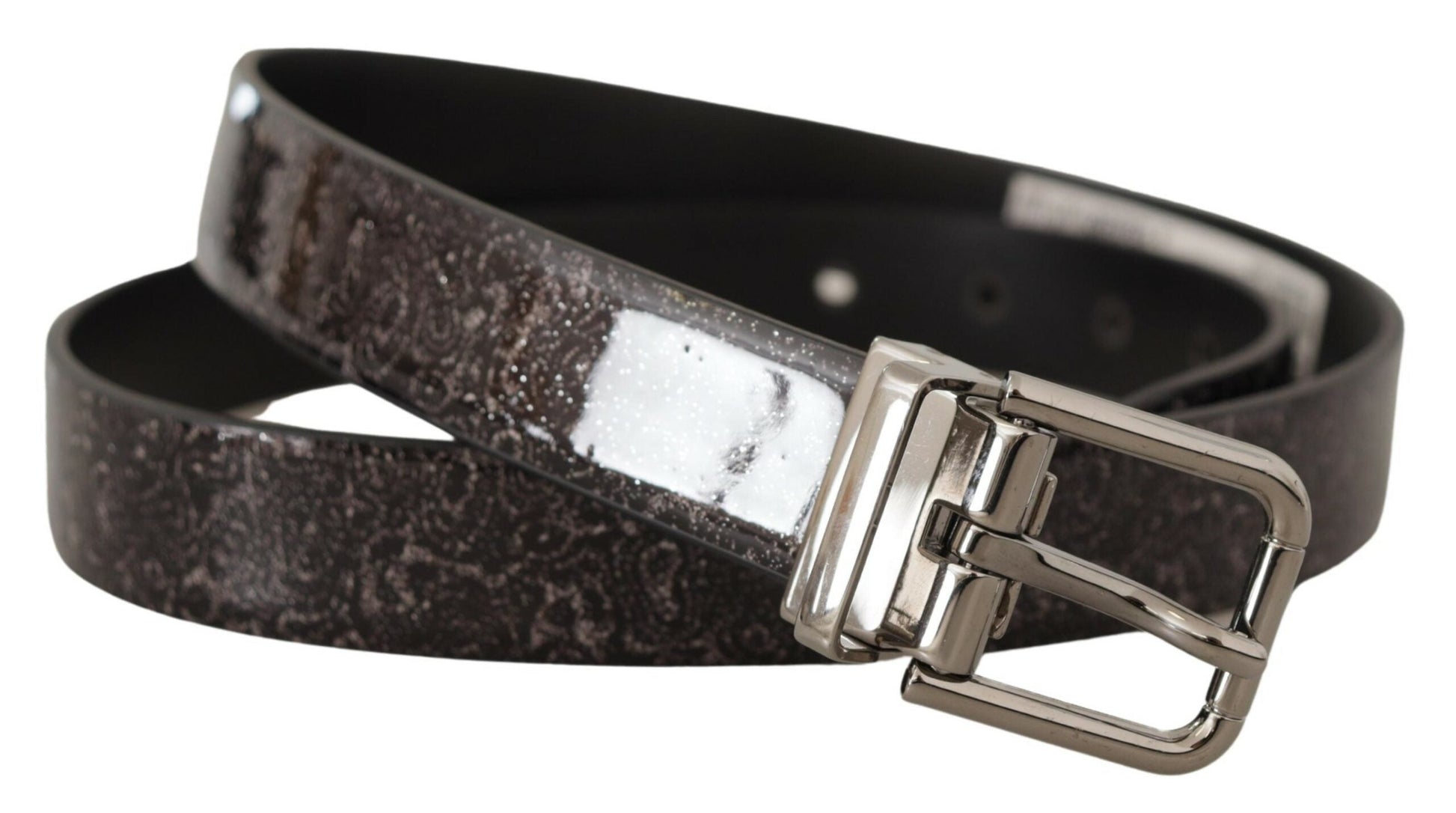 Dolce & Gabbana Sleek Grosgrain Leather Belt with Metal Buckle - 90 cm / 36 Inches