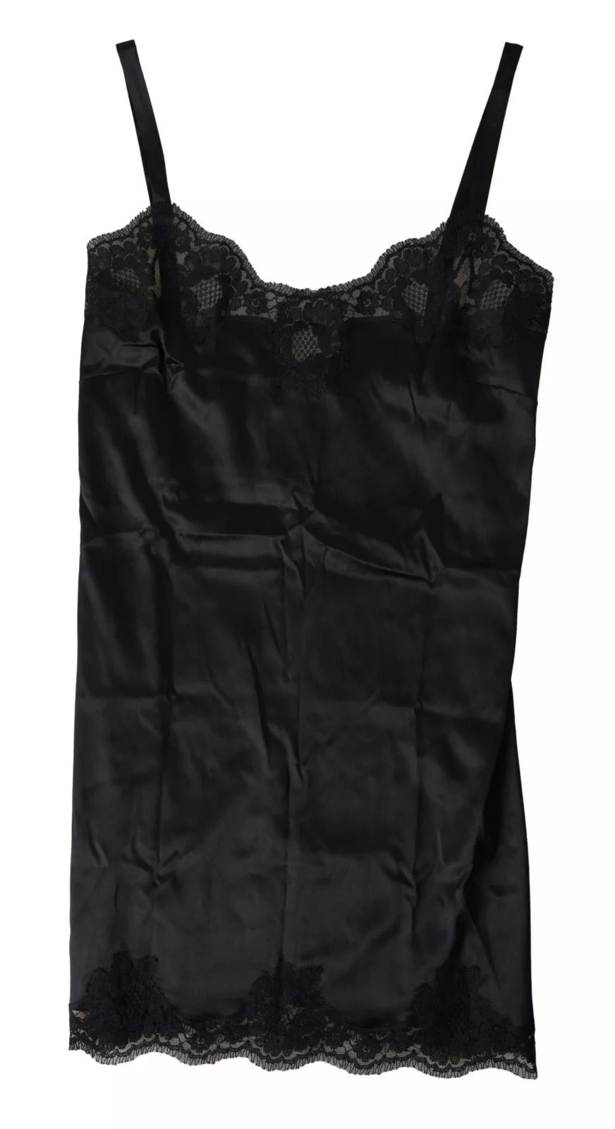 Dolce & Gabbana Sultry Black Silk Camisole Top - IT3 | M