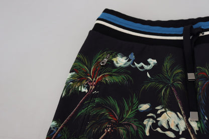 Dolce & Gabbana Volcano Print Casual Knee-Length Shorts - IT44 | XS