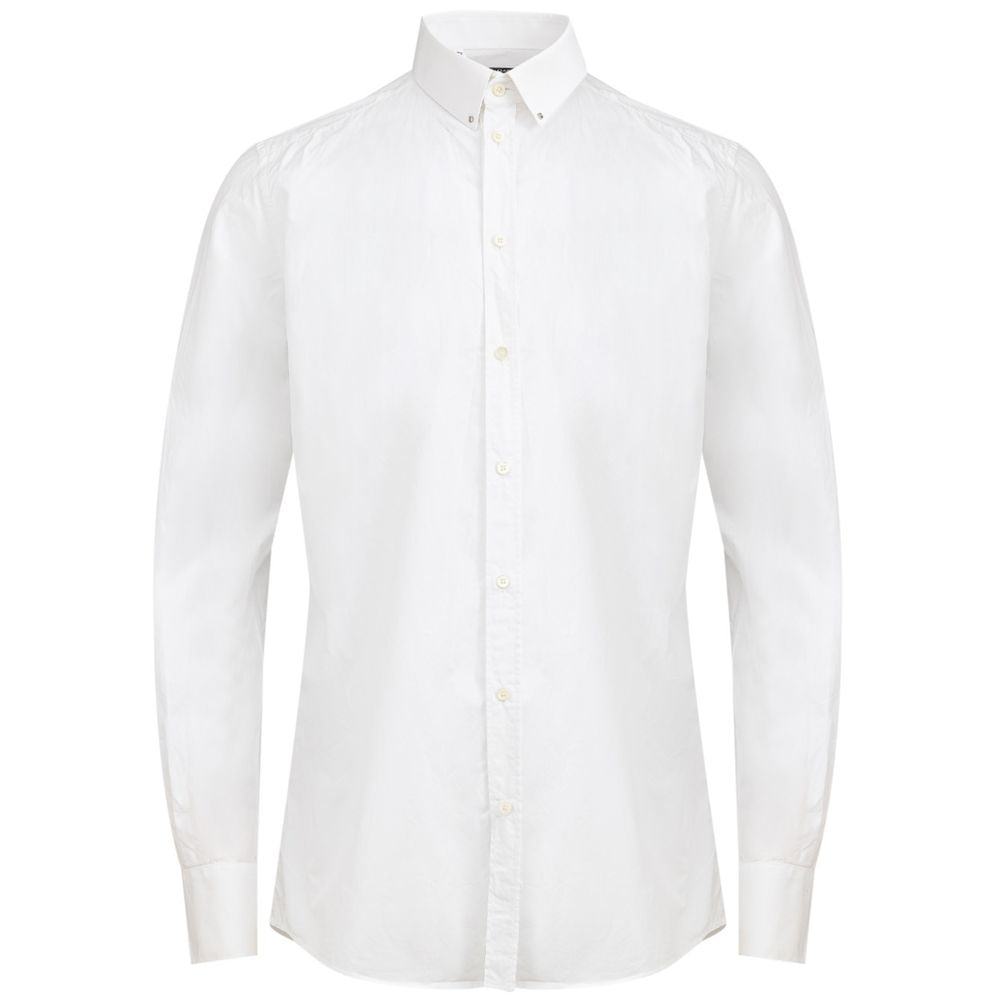 Dolce & Gabbana White Cotton Shirt - 42