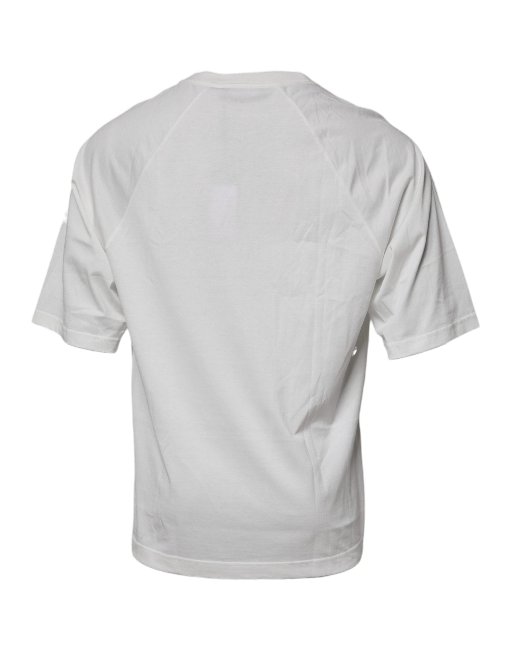 Dolce & Gabbana White DG Sport Crew Neck Short Sleeve T-shirt - IT50 | L