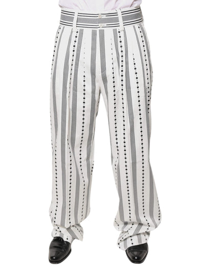 Dolce & Gabbana White Straight Formal Dress Pants - IT50 | L