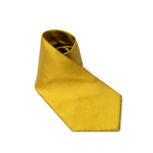 Dolce & Gabbana Yellow Silk Ties & Bowty - 12 cm