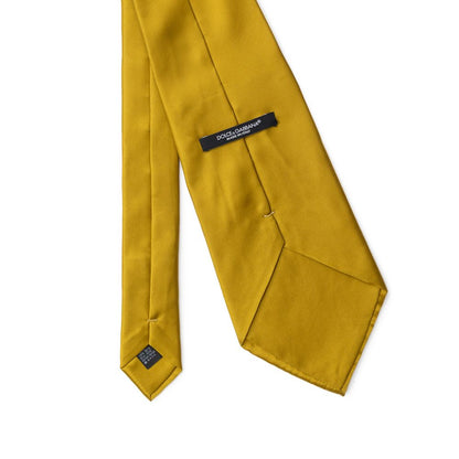 Dolce & Gabbana Yellow Silk Ties & Bowty