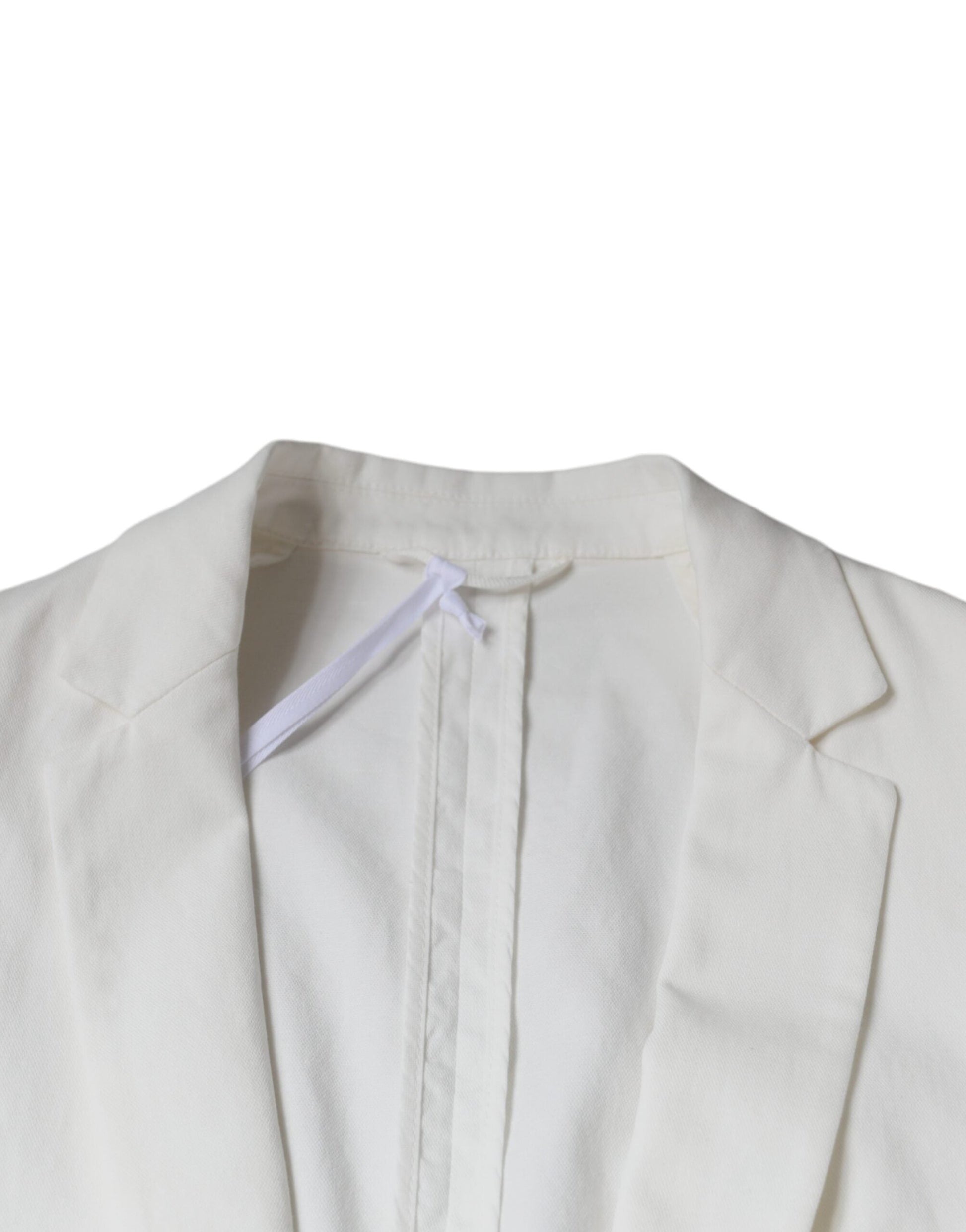 Dondup White Single Breasted One Button Dress Formal Blazer - IT50 | L