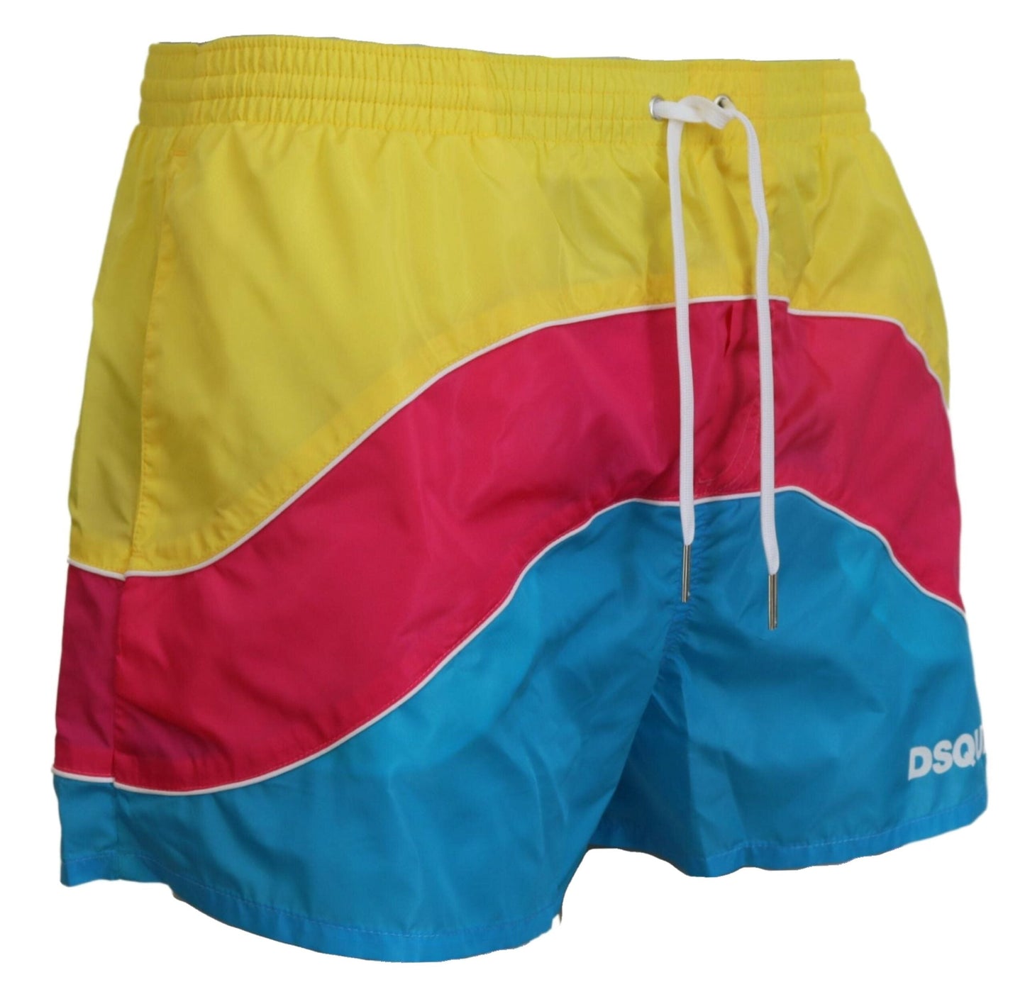 Dsquared² Exclusive Multicolor Swim Shorts Boxer - IT48 | M