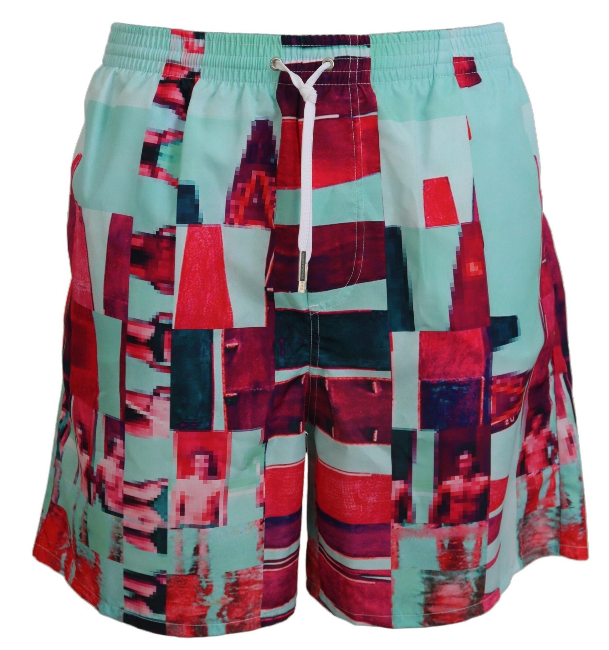 Dsquared² Multicolor Printed Swim Shorts Boxer - IT48 | M