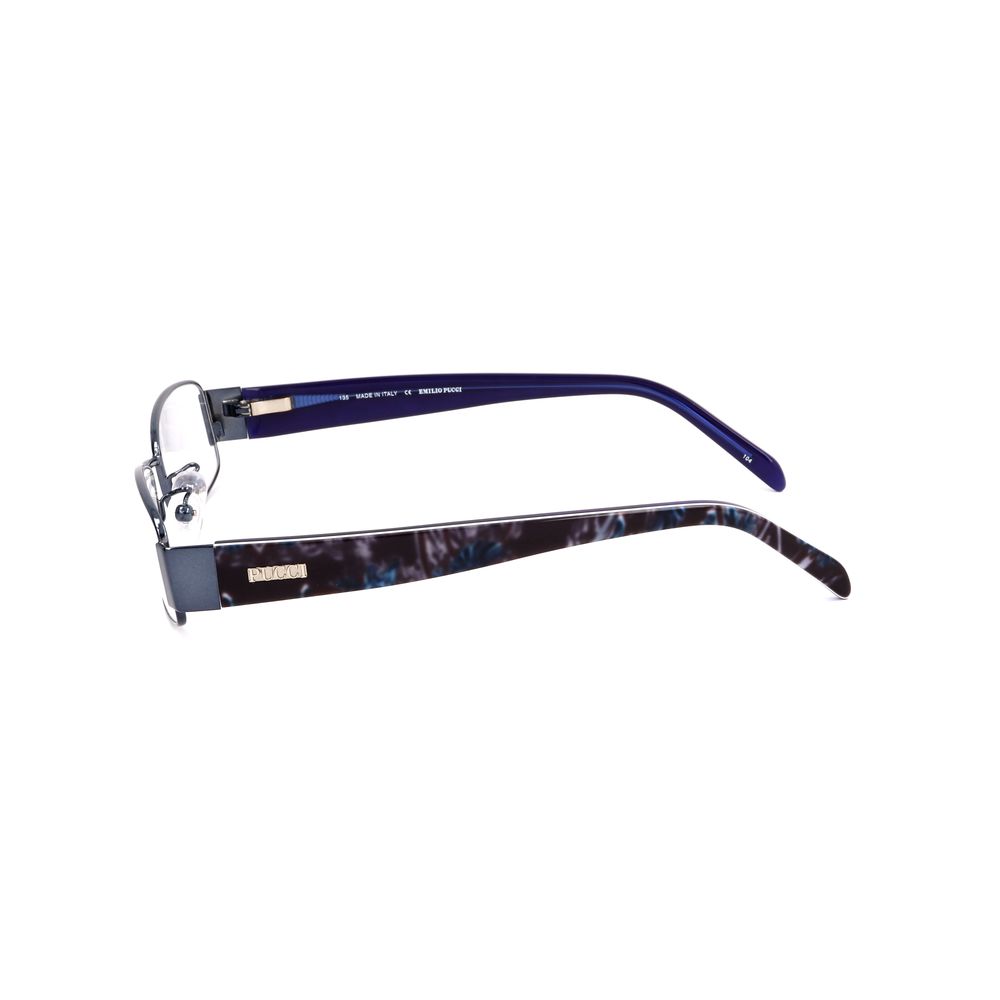 Emilio Pucci Blue Metal Frames