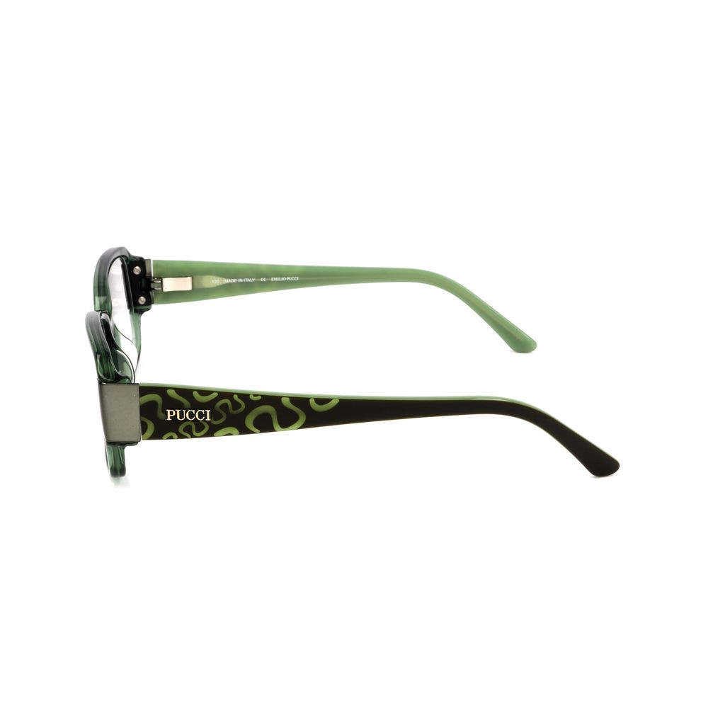 Emilio Pucci Olive Plastic Frames