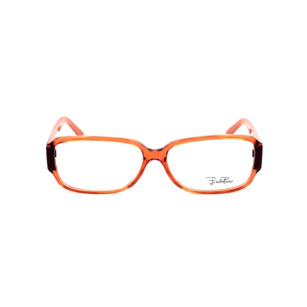 Emilio Pucci Orange Plastic Frames