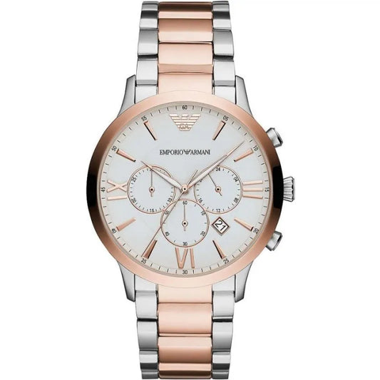 Emporio Armani Elegant Two-Tone Timepiece for