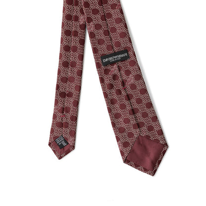 Emporio Armani Red Silk Ties & Bowty - One Size