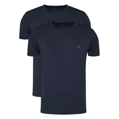 Emporio Armani Underwear Blue Cotton T-Shirt - IT46 | M