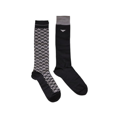 Emporio Armani Underwear Gray Cotton Sock - One Size