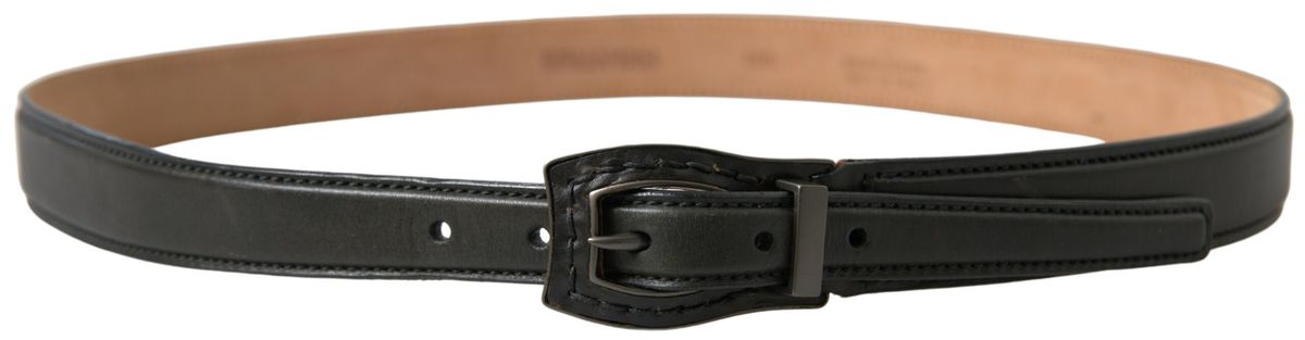 Ermanno Scervino Exquisite Italian Leather Belt with Metal Buckle - 90 cm / 36 Inches