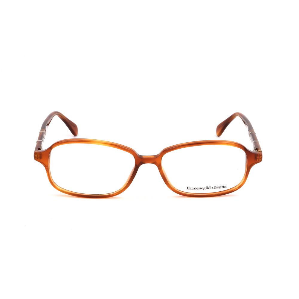 Ermenegildo Zegna Brown Plastic Frames