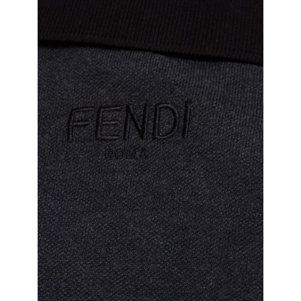 Fendi Black Cotton Polo Shirt - IT40 | M