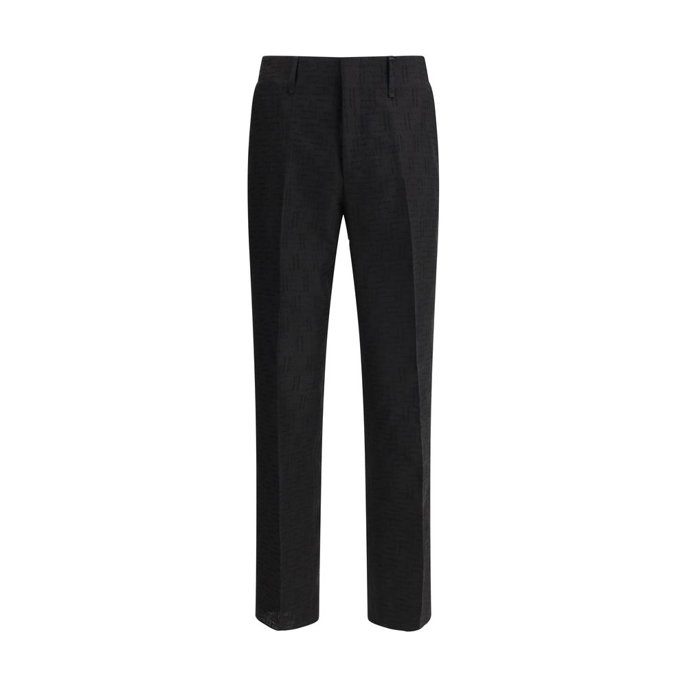 Fendi FF pattern linen Pants