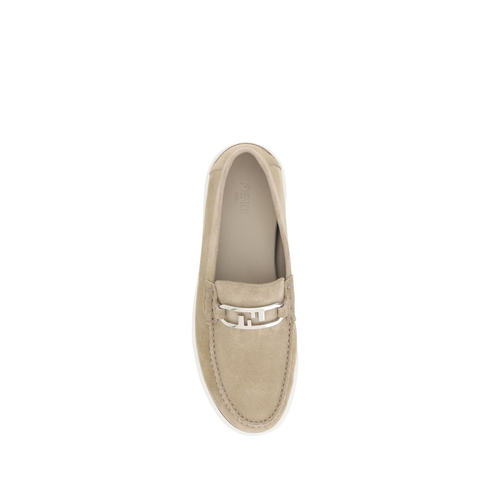 Fendi Suede leather Loafers - EU44/US11