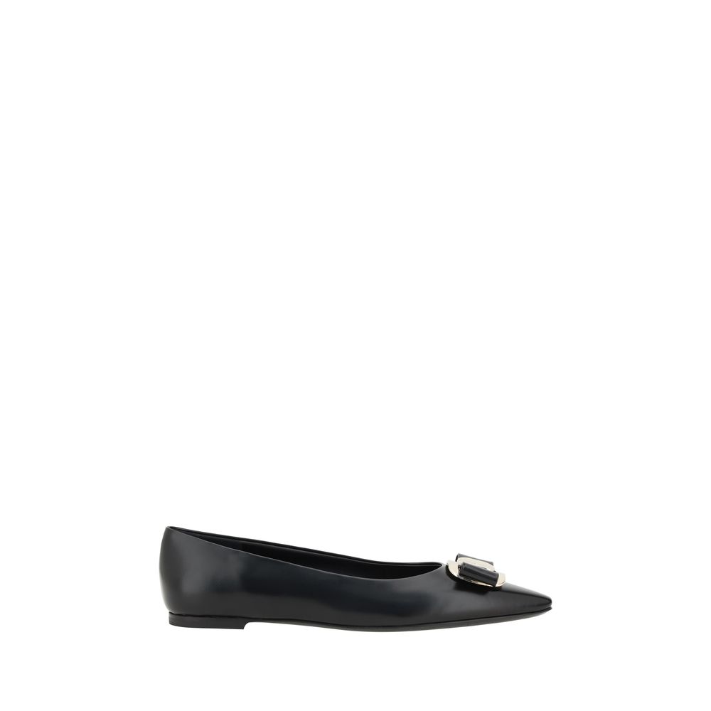 Ferragamo Ballerinas flats with bow - EU35.5/US5.5