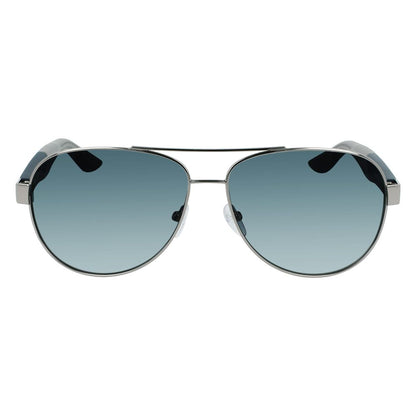 Ferragamo Gray Metal Sunglasses