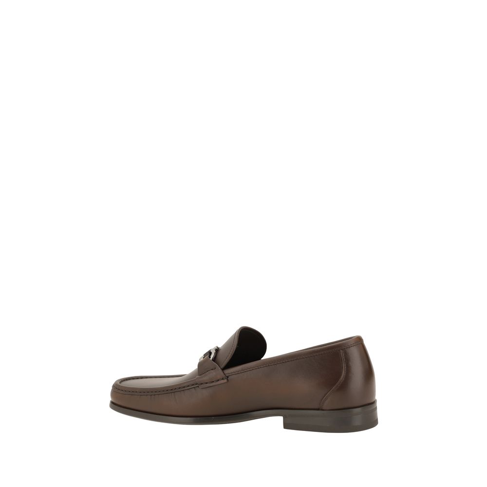 Ferragamo Ornamento Gancini Loafers - EU42/US9