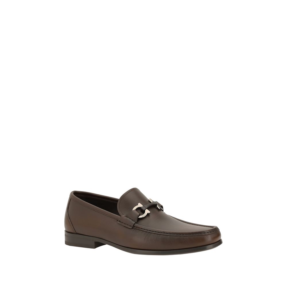 Ferragamo Ornamento Gancini Loafers - EU42/US9