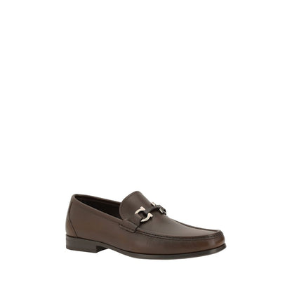 Ferragamo Ornamento Gancini Loafers - EU42/US9