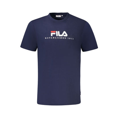 Fila Blue Cotton T-Shirt