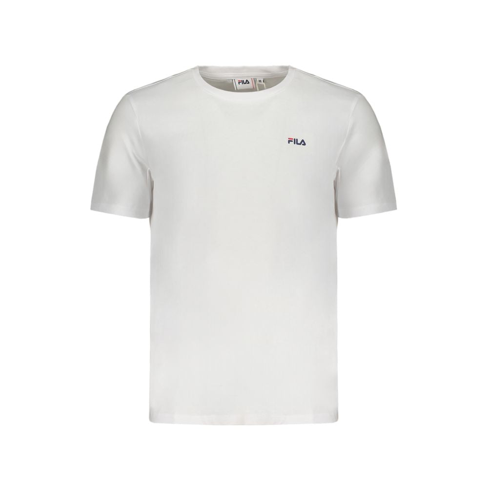 Fila White Cotton T-Shirt