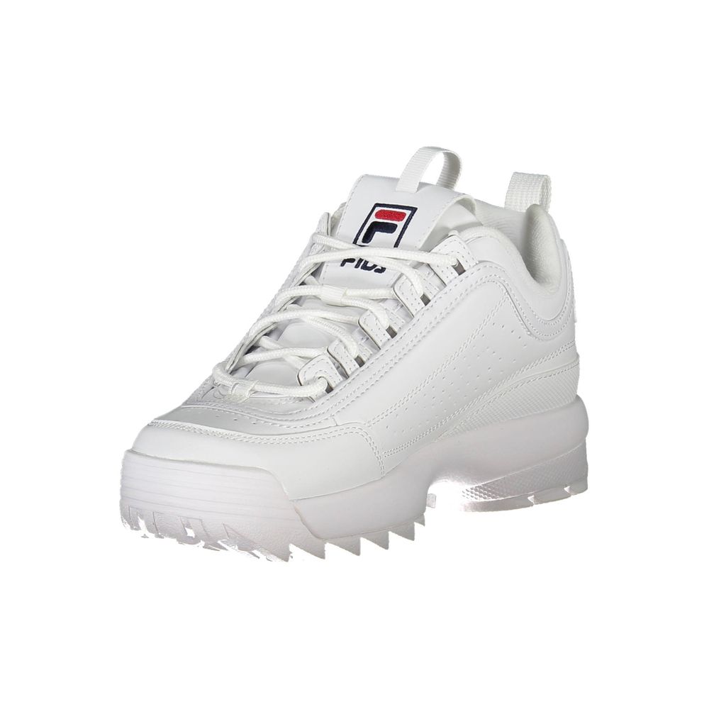 Fila White Polyester Women Sneaker