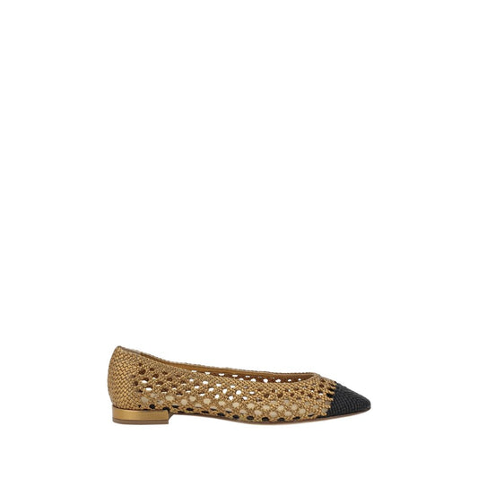 Francesco Russo Woven Ballerinas - EU35.5/US5.5