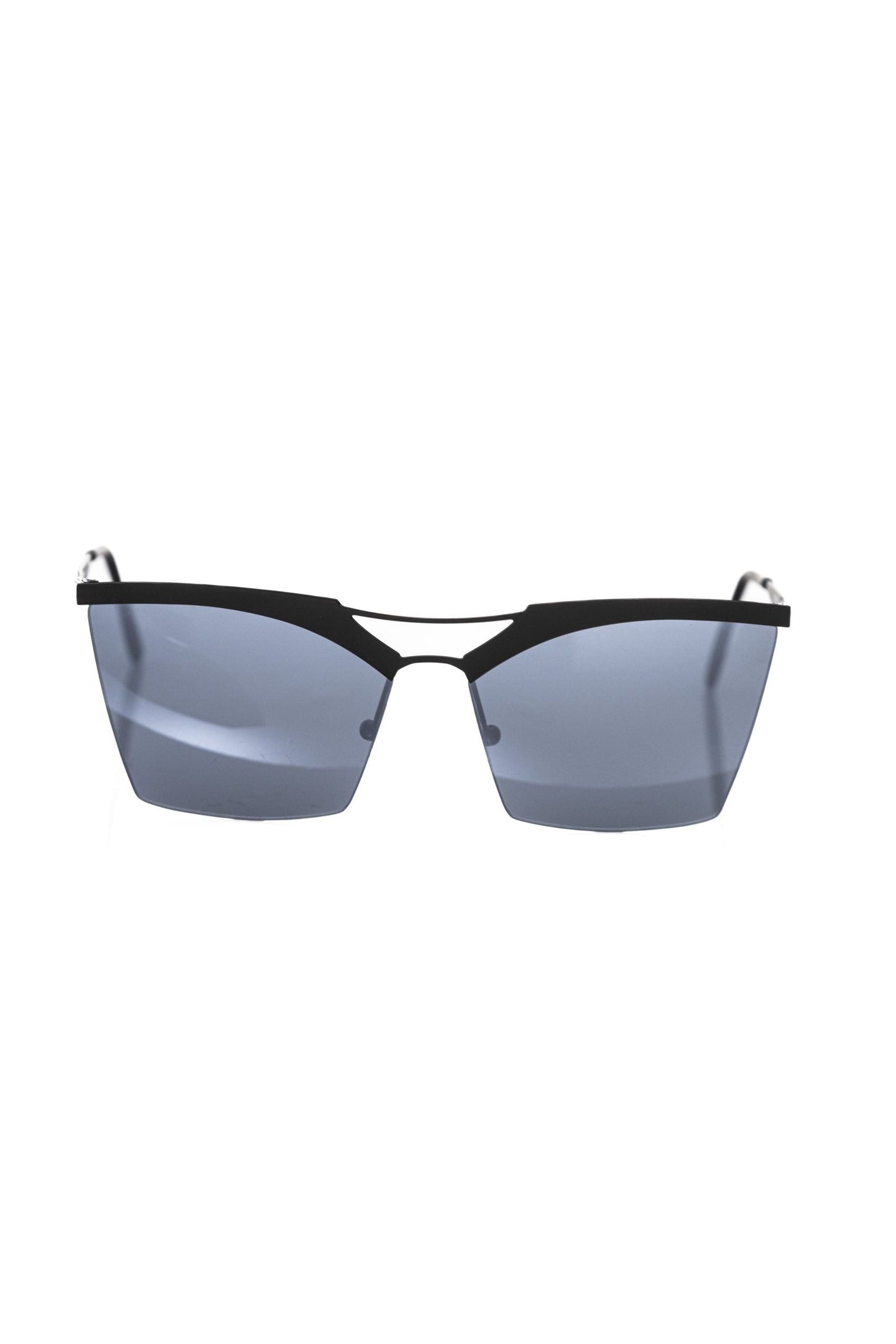 Frankie Morello Black Metallic Women’s Sunglass