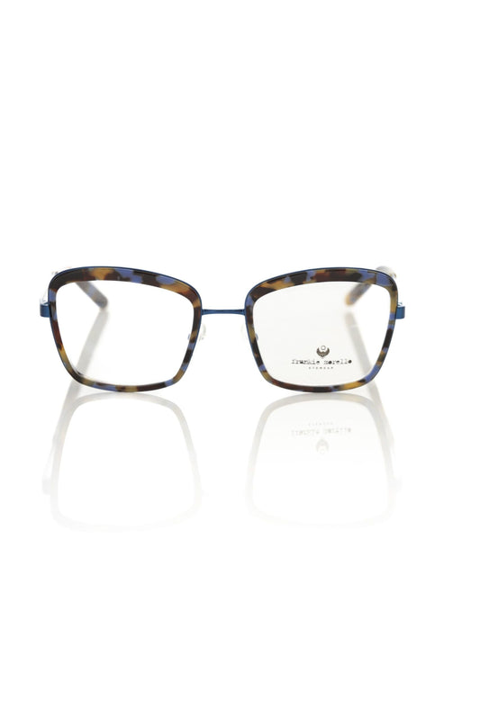 Frankie Morello Blue Metallic Women’s Eyeglass Frame