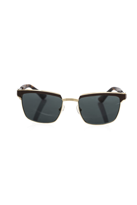 Frankie Morello Brown Metallic Men’s Sunglass