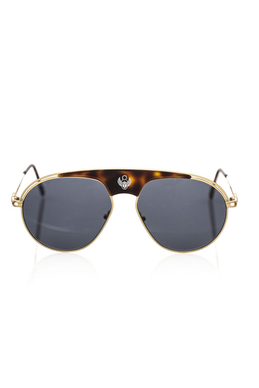 Frankie Morello Brown Metallic Sunglass for