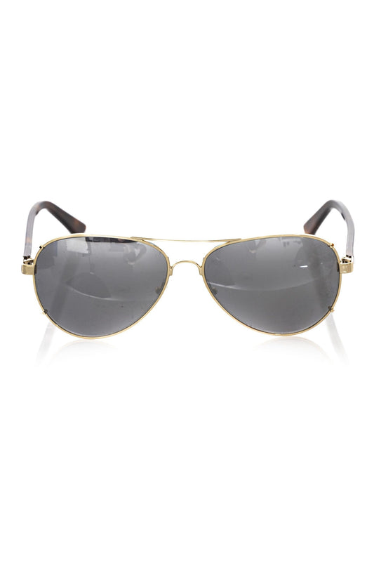 Frankie Morello Gold Metallic Fiber Men’s Sunglass