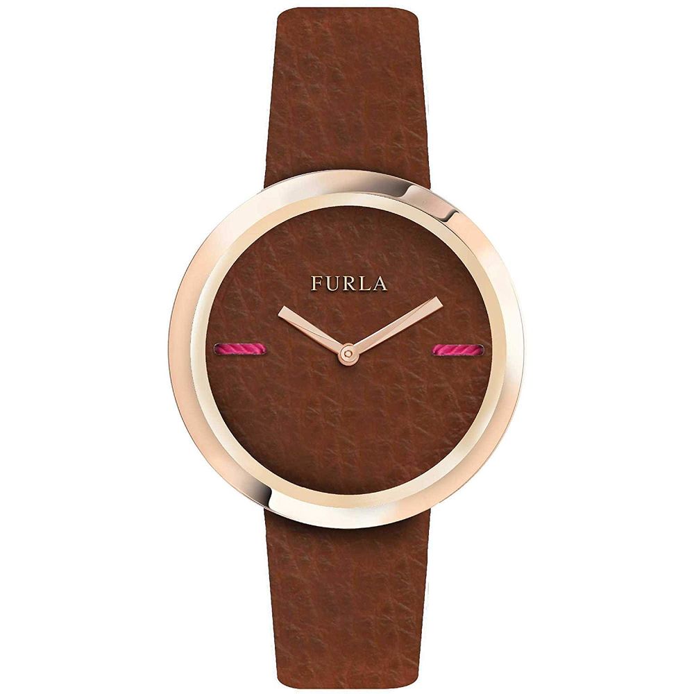 Furla Brown Leather Watch