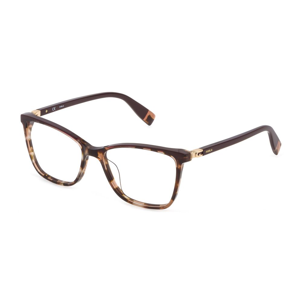 Furla Brown Plastic Frames