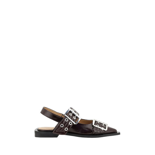 Ganni Buckle Ballerinas - EU41/US11