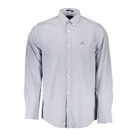 Gant Blue Cotton Men Shirt - S