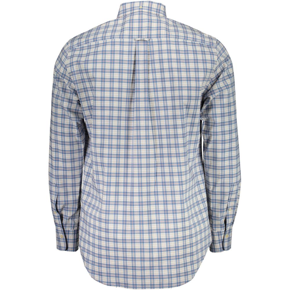 Gant Blue Cotton Men Shirt - S