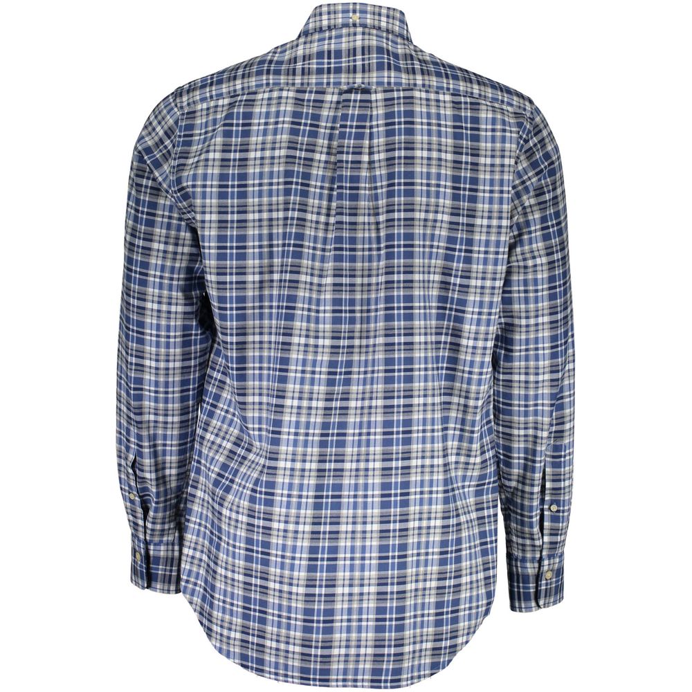 Gant Blue Cotton Men Shirt - S